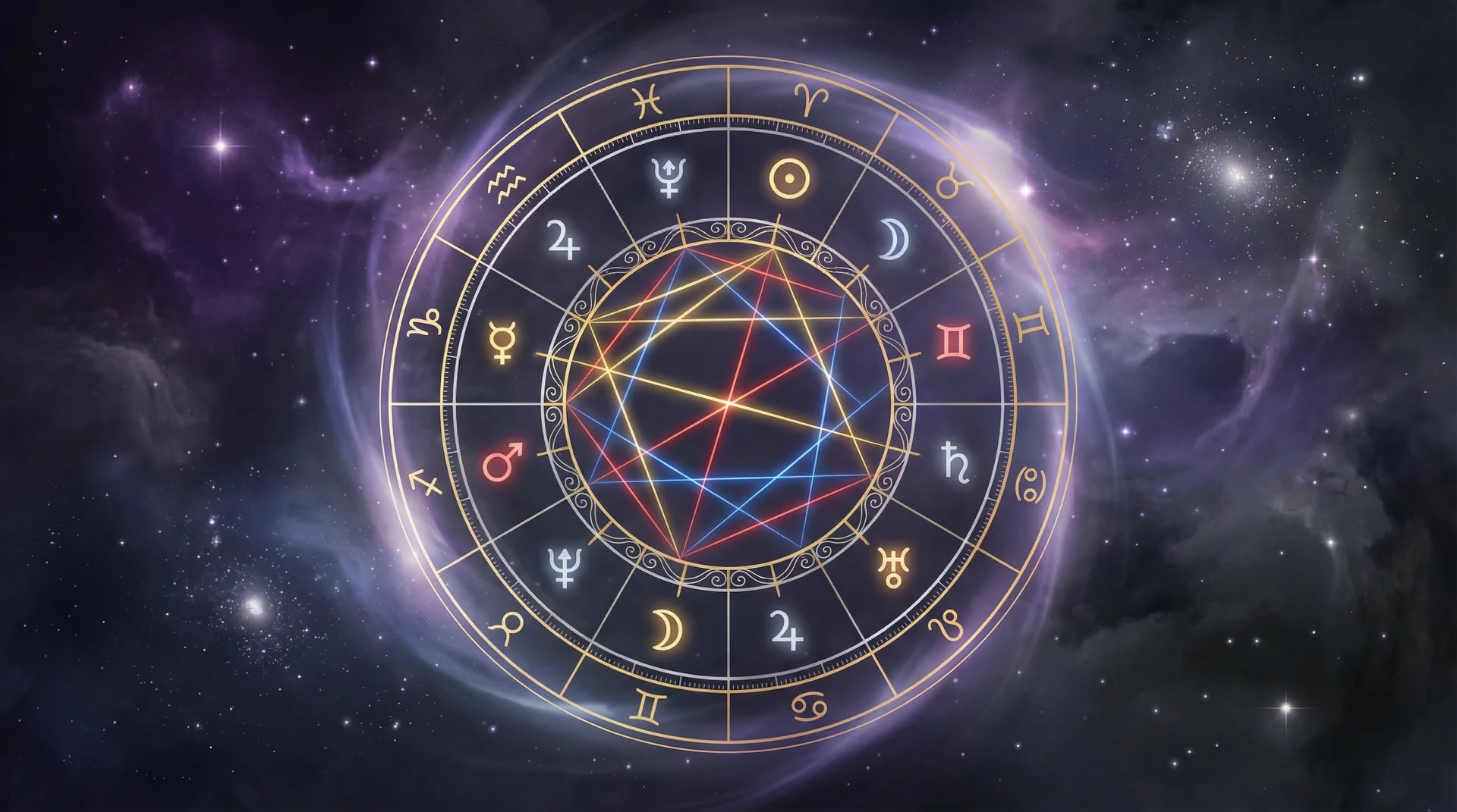 星盘背景 - 每日黑料 | 个人星盘定制